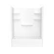 60 x 30 Veritek(TM) Pro Alcove Right Hand Drain Four Piece Tub Shower in White, VP6030CTSAR.010