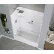60 x 30 Veritek(TM) Pro Alcove Left Hand Drain Four Piece Tub Shower in White, VP6030CTSL.010