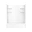 60 x 30 Veritek(TM) Pro Alcove Right Hand Drain Four Piece Tub Shower in White, VP6030CTSMIN2R.010