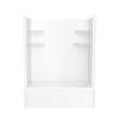 60 x 30 Veritek(TM) Pro Alcove Right Hand Drain Four Piece Tub Shower in White, VP6030CTSMM2AR.010