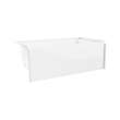60 x 32 Veritek(TM) Pro Bathtub with Left Hand Drain in White, VP6032CTMML.010