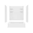 60 x 32 Veritek(TM) Pro Alcove Right Hand Drain Four Piece Tub Shower in White, VP6032CTSMIN2R.010