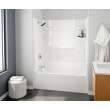 60 x 32 Veritek(TM) Pro Alcove Left Hand Drain Four Piece Tub Shower in White, VP6032CTSMINL.010