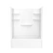 60 x 32 Veritek(TM) Pro Alcove Left Hand Drain Four Piece Tub Shower in White, VP6032CTSMINL.010