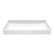 Veritek(TM) Pro Alcove Shower Pan with Center Drain in White, VP6034CPAN.010