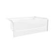 60 x 36 Veritek(TM) Pro Bathtub with Left Hand Drain in White, VP6036CTML.010