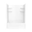 60 x 36 Veritek(TM) Pro Alcove Right Hand Drain Four Piece Tub Shower in White, VP6036CTS2R.010