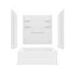60 x 42 Veritek(TM) Pro Alcove Left Hand Drain Four Piece Tub Shower in White, VP6042CTSML.010
