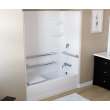 60 x 30 Veritek(TM) Pro Alcove Left Hand Drain Four Piece Tub Shower in White, VPF6030CTS2L.010