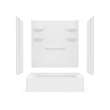 60 x 30 Veritek(TM) Pro Alcove Right Hand Drain Four Piece Tub Shower in White, VPF6030CTS2R.010