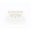 Ellipse 17 x 19 Single Bowl Vanity Top in Bisque, VT01719.018
