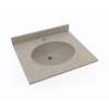Ellipse 17 x 19 Single Bowl Vanity Top in Limestone, VT01719.218