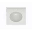 Ellipse 17 x 19 Single Bowl Vanity Top in Birch, VT01719.226