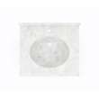 Ellipse 19 x 25 Single Bowl Vanity Top in Ice, VT01925.130