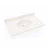 Ellipse 19 x 37 Single Bowl Vanity Top in Bisque, VT01937.018