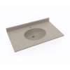 Ellipse 19 x 37 Single Bowl Vanity Top in Limestone, VT01937.218