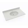 Ellipse 19 x 37 Single Bowl Vanity Top in Birch, VT01937.226
