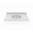 Ellipse 19 x 37 Single Bowl Vanity Top in Birch, VT01937.226