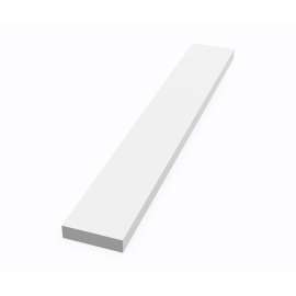 3/8" x 3" x 21" Sidesplash Ellipse Vanity Tops in White, VT02103SS.010