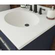 Ellipse 22 x 25 Single Bowl Vanity Top in White, VT02225.010