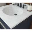 Ellipse 22 x 25 Single Bowl Vanity Top in Ice, VT02225.130