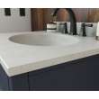 Ellipse 22 x 25 Single Bowl Vanity Top in Birch, VT02225.226