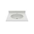 Ellipse 22 x 25 Single Bowl Vanity Top in Birch, VT02225.226