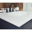 Ellipse 22 x 31 Single Bowl Vanity Top in Tahiti White, VT02231.011