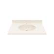 Ellipse 22 x 31 Single Bowl Vanity Top in Tahiti White, VT02231.011