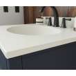 Ellipse 22 x 31 Single Bowl Vanity Top in Bisque, VT02231.018