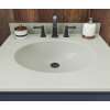 Ellipse 22 x 31 Single Bowl Vanity Top in Mountain Mist, VT02231.141