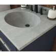 Ellipse 22 x 31 Single Bowl Vanity Top in Ash Gray, VT02231.203