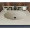Ellipse 22 x 31 Single Bowl Vanity Top in Limestone, VT02231.218