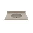 Ellipse 22 x 31 Single Bowl Vanity Top in Limestone, VT02231.218