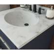 Ellipse 22 x 31 Single Bowl Vanity Top in Carrara, VT02231.221