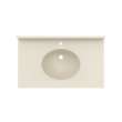 Ellipse 22 x 37 Single Bowl Vanity Top in Coastal Sands, VT02237.013