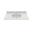 Ellipse 22 x 37 Single Bowl Vanity Top in Birch, VT02237.226