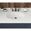 Ellipse 22 x 43 Single Bowl Vanity Top in White, VT02243.010