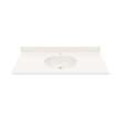 Ellipse 22 x 43 Single Bowl Vanity Top in Bisque, VT02243.018