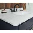 Ellipse 22 x 43 Single Bowl Vanity Top in Ice, VT02243.130