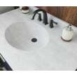 Ellipse 22 x 43 Single Bowl Vanity Top in Ice, VT02243.130