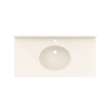 Ellipse 22 x 43 Single Bowl Vanity Top in Mountain Mist, VT02243.141