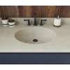 Ellipse 22 x 43 Single Bowl Vanity Top in Limestone, VT02243.218