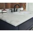 Ellipse 22 x 43 Single Bowl Vanity Top in Carrara, VT02243.221
