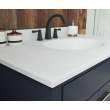 Ellipse 22 x 49 Single Bowl Vanity Top in Tahiti White, VT02249.011