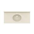 Ellipse 22 x 49 Single Bowl Vanity Top in Coastal Sands, VT02249.013