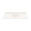 Ellipse 22 x 49 Single Bowl Vanity Top in Bisque, VT02249.018