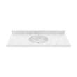 Ellipse 22 x 49 Single Bowl Vanity Top in Ice, VT02249.130