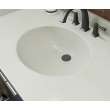 Ellipse 22 x 49 Single Bowl Vanity Top in Mountain Mist, VT02249.141
