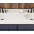 Ellipse 22 x 61 Double Bowl Vanity Top in Coastal Sands, VT022612B.013